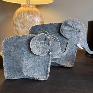 Pottery Barn Elephant Storage Set